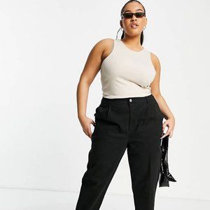 ASOS Design Curve // Plus Size Chino Trousers - Tapered Pants - UK 26 US 22